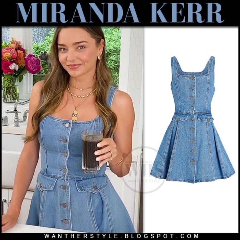 C/meo denim dress